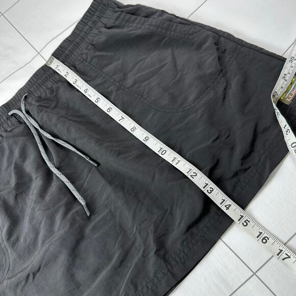 L.L. Bean Skirt Womens Large Black Nylon Hiking Outdoor Trail Modest Active Trek - Picture 9 of 9